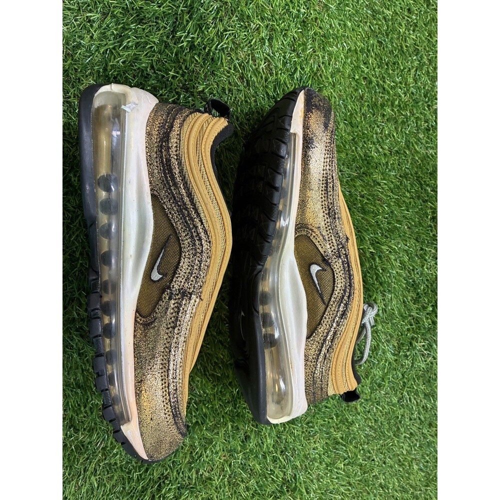 Nike Air Max 97 Golden Gals Metallic Gold, Running Shoes Women’s Size 7.5